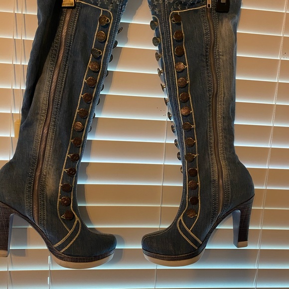 Modern boots from turkey never used - Picture 4 of 8